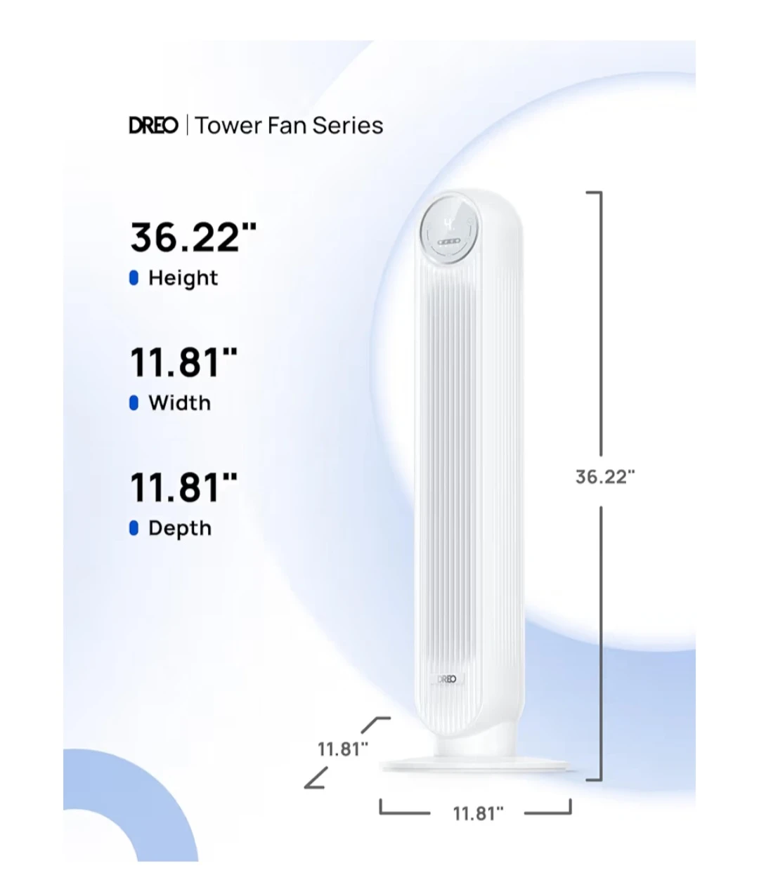 Dreo Tower Fan with Remote - photo 5