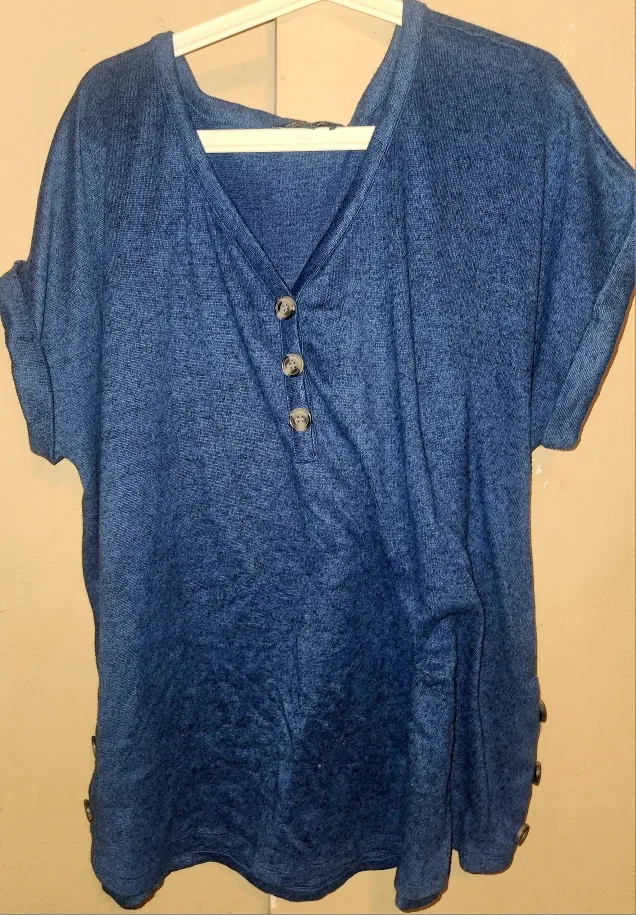 Lily Morgan & MyStyle 3X Button-Up Tunic