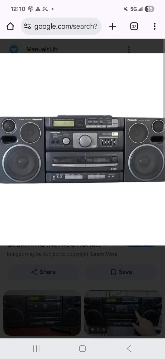 Panasonic RX-DT690 Portable Stereo System image indicator(2)