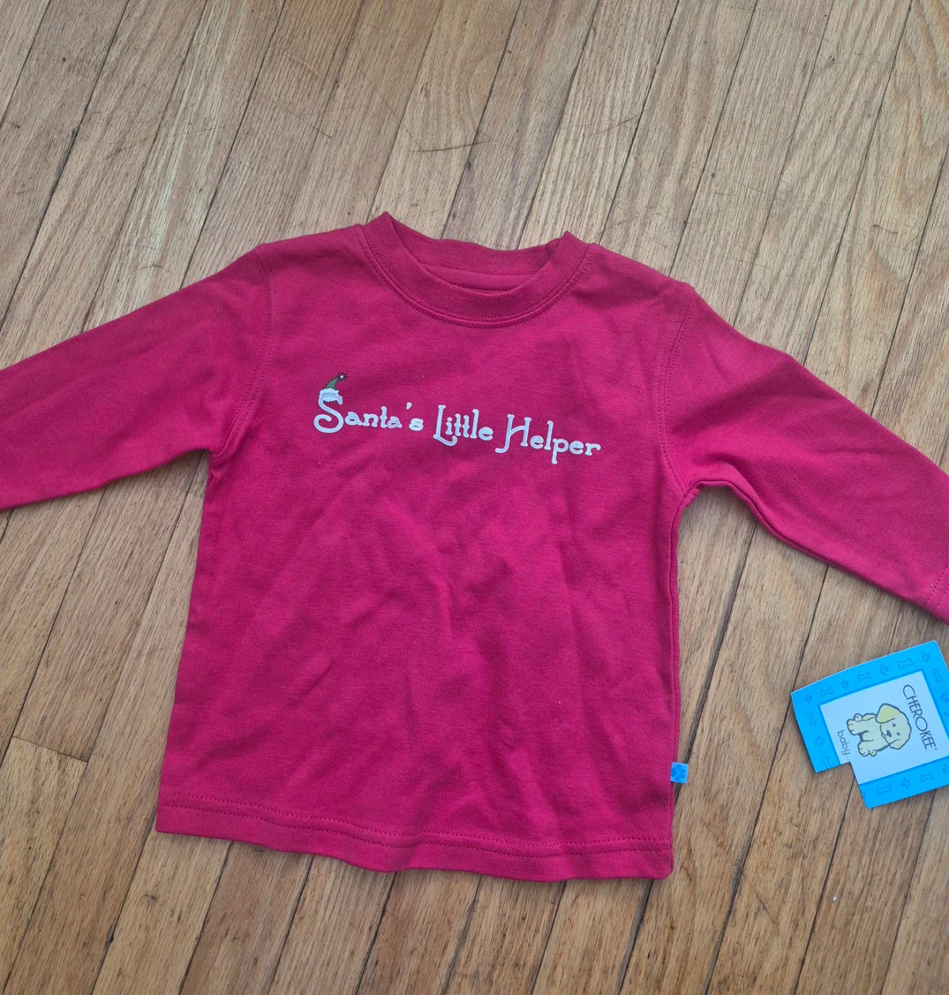 Cherokee Baby Santa's Little Helper Shirt