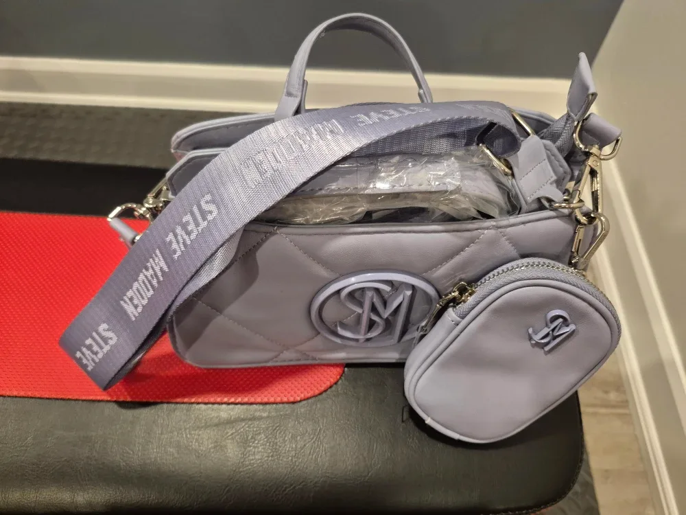 Steve Madden Limited Lilac Purse + extra brand new strap image indicator(4)