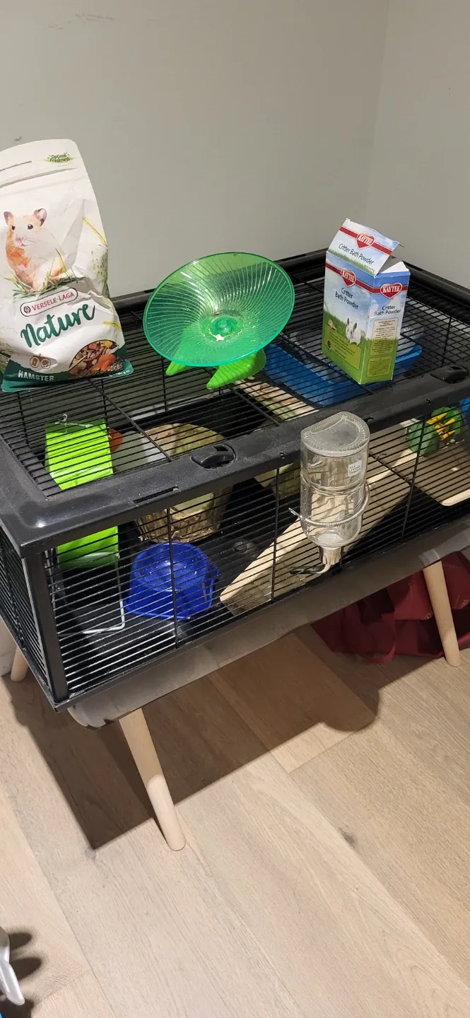 Hamster Cage with Accessories
