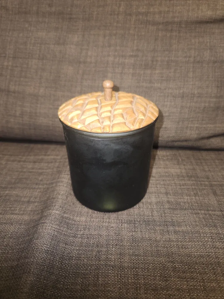 Small Decorative Jar with Acorn Lid