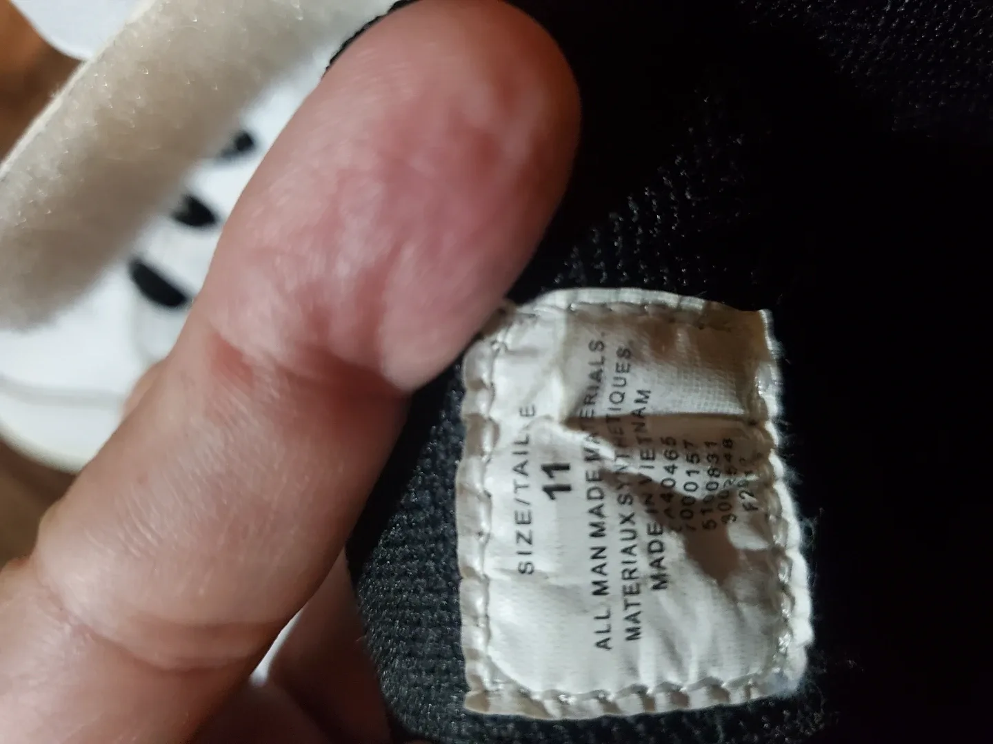 Place Kids White & Black High-Top Sneakers - Size 11 image indicator(7)