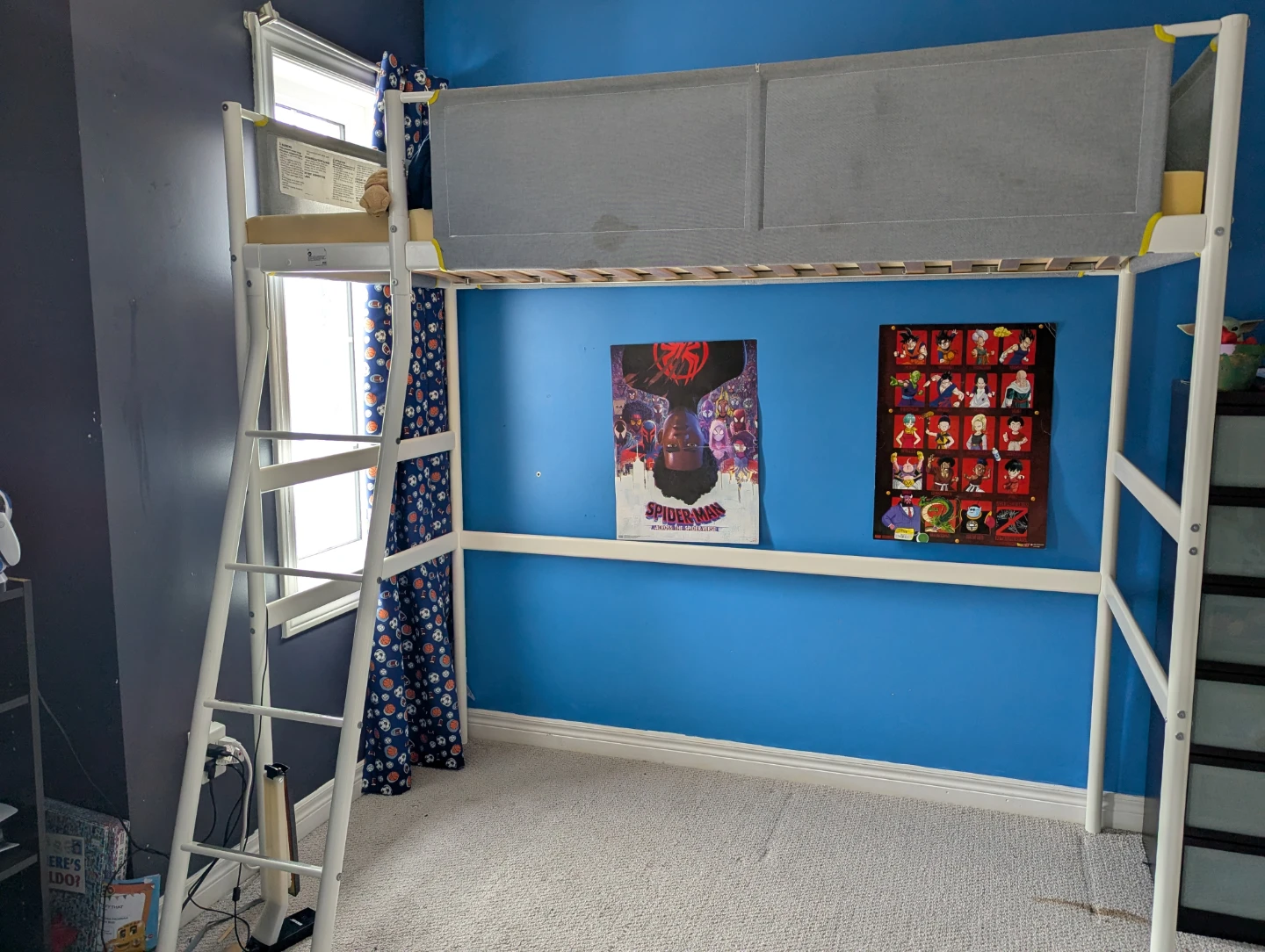 IKEA VITVAL Loft Bed Frame - Twin Size