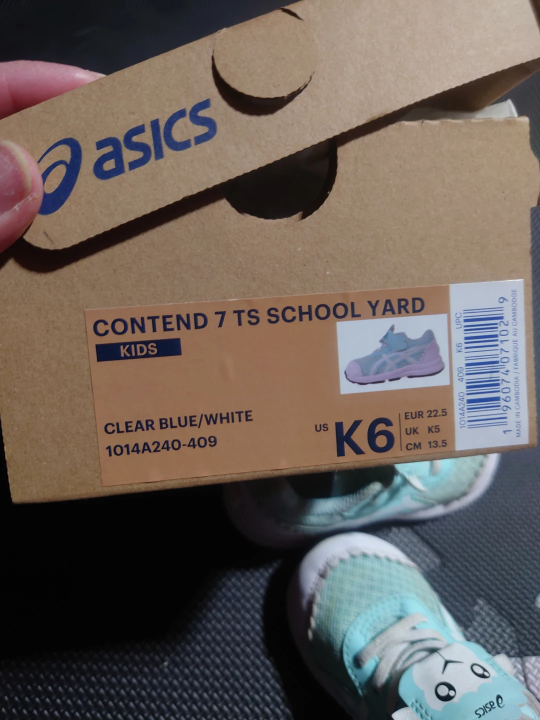 Asics Contend 7 TS School Yard Kids Shoes - Size K6 - photo 4