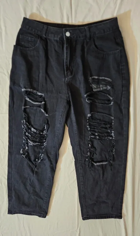 Women's Black Ripped Jeans