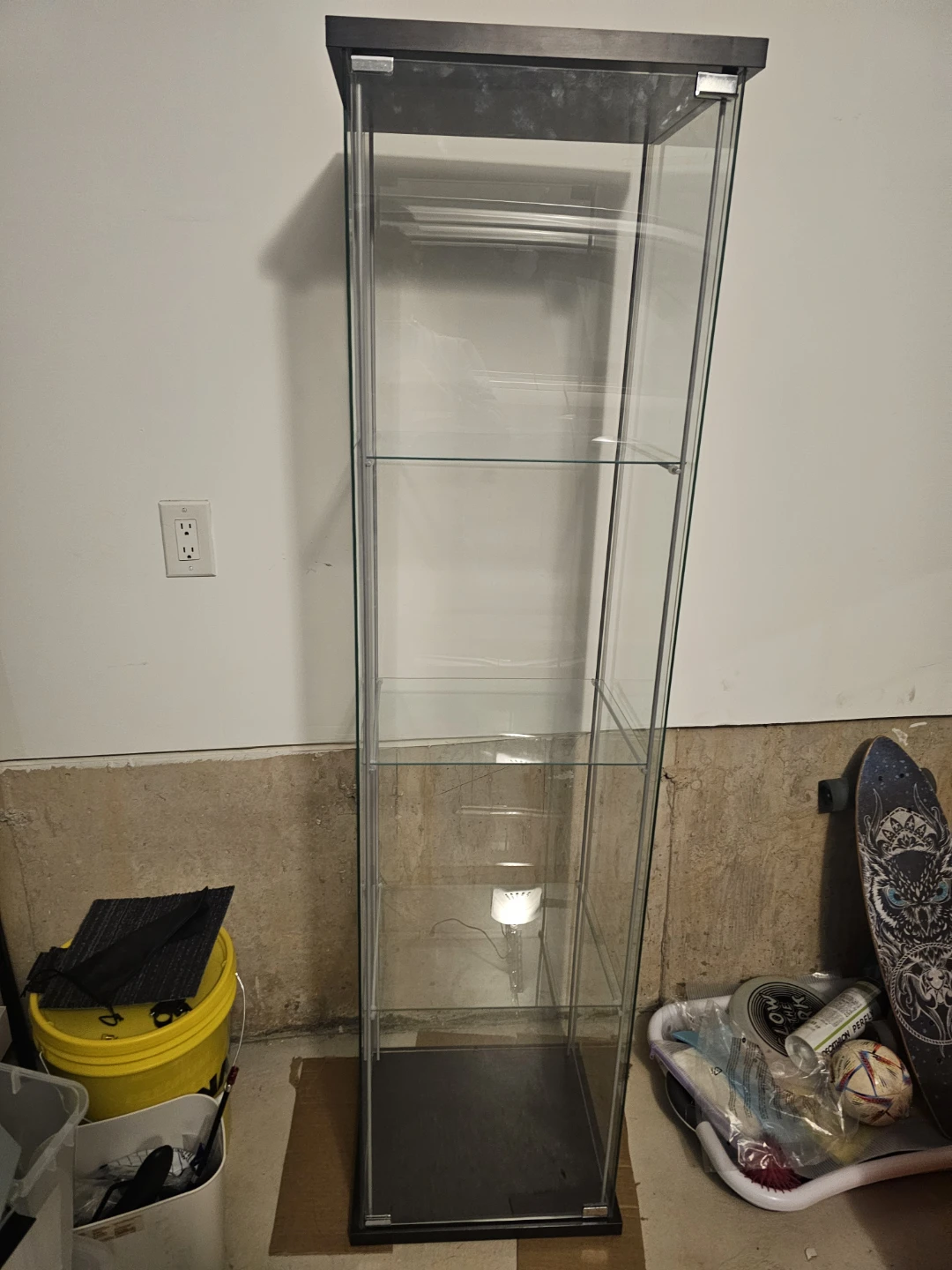 Glass Display Cabinet (Ikea deltof)