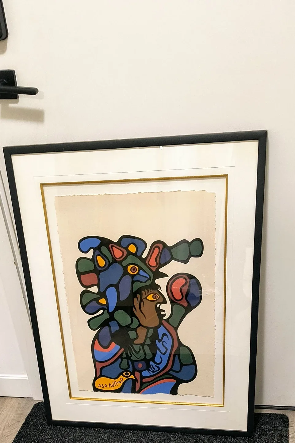 Framed Norval Morrisseau Wall Art