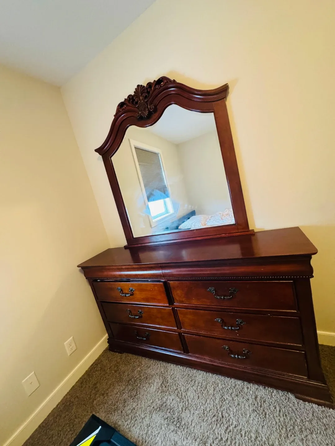 Bedroom Set - Dresser, Mirror, Bed Frame, Nightstands image indicator(2)