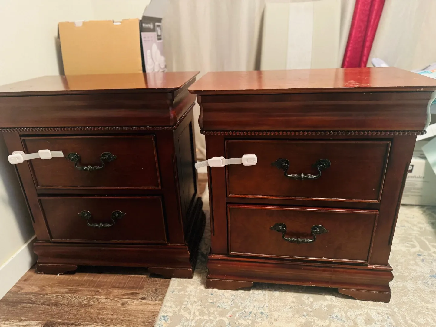 Bedroom Set - Dresser, Mirror, Bed Frame, Nightstands image indicator(3)