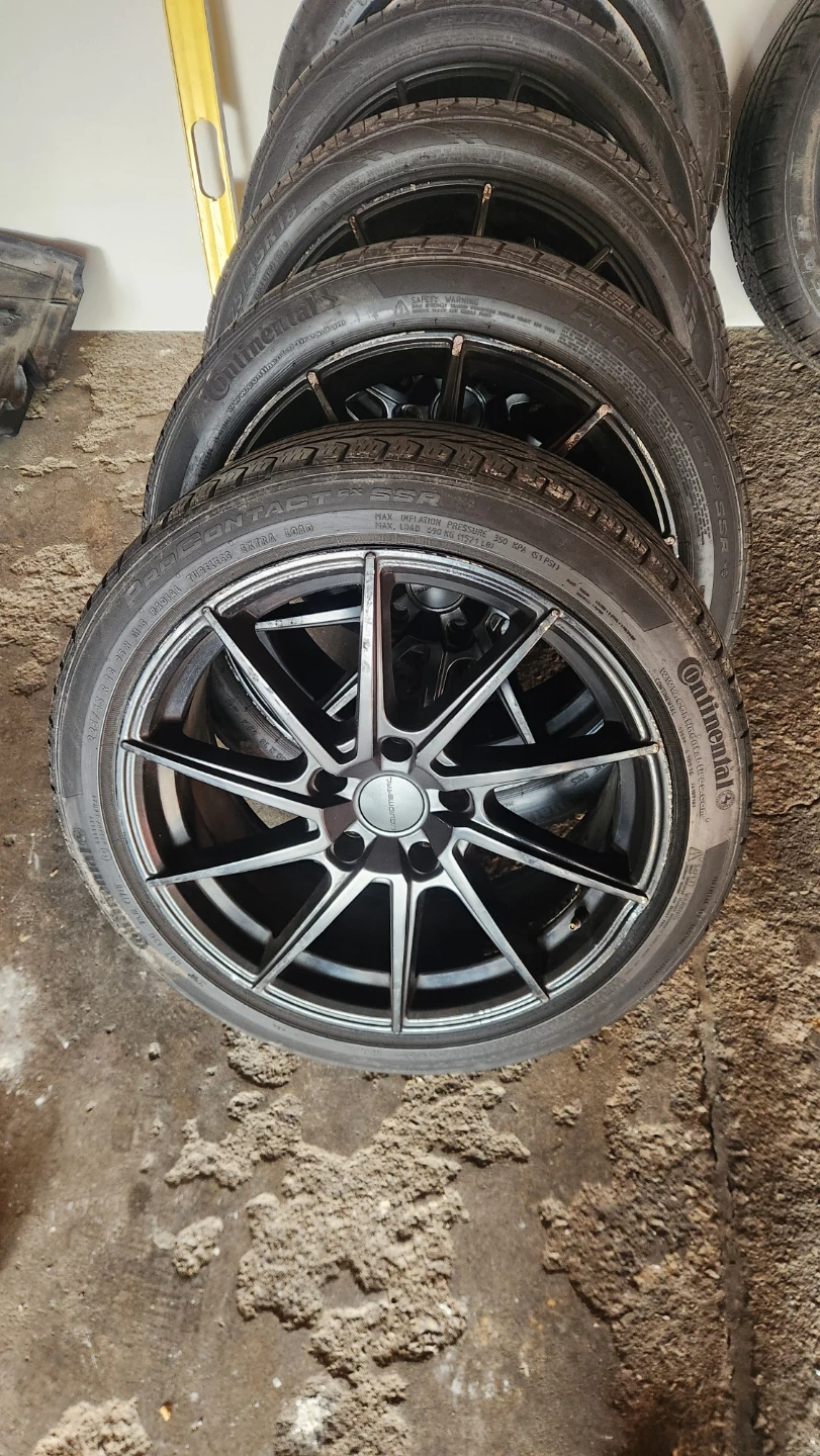225/45R18  BMW Valientr Wheels & Continental Tires .
