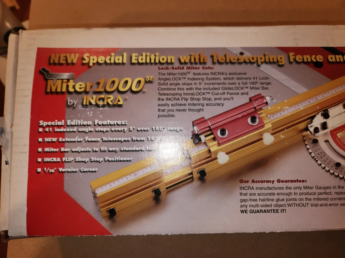 INCRA Miter1000SE Special Edition Miter Gauge image indicator(2)