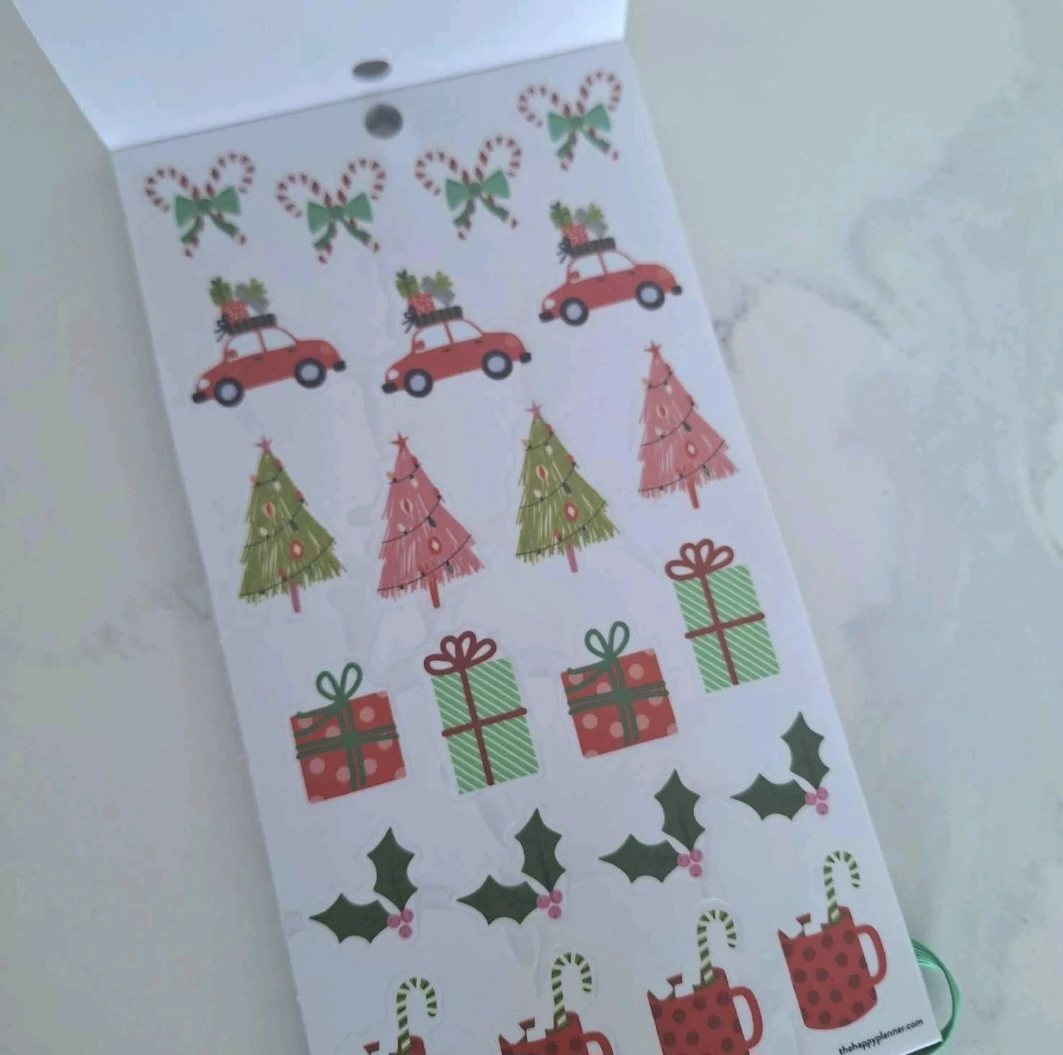 Happy Planner Merry Christmas Sticker Sheets - New - photo 2
