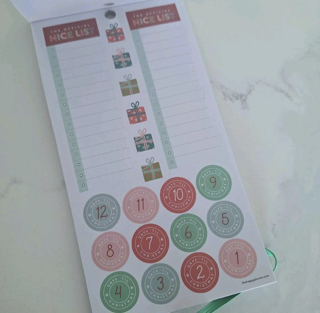 Happy Planner Merry Christmas Sticker Sheets - New - photo 3