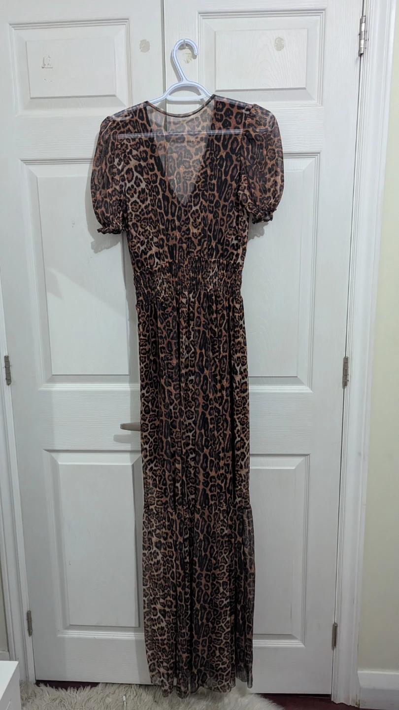 Leopard Print Maxi Dress (imported -Brazil!)