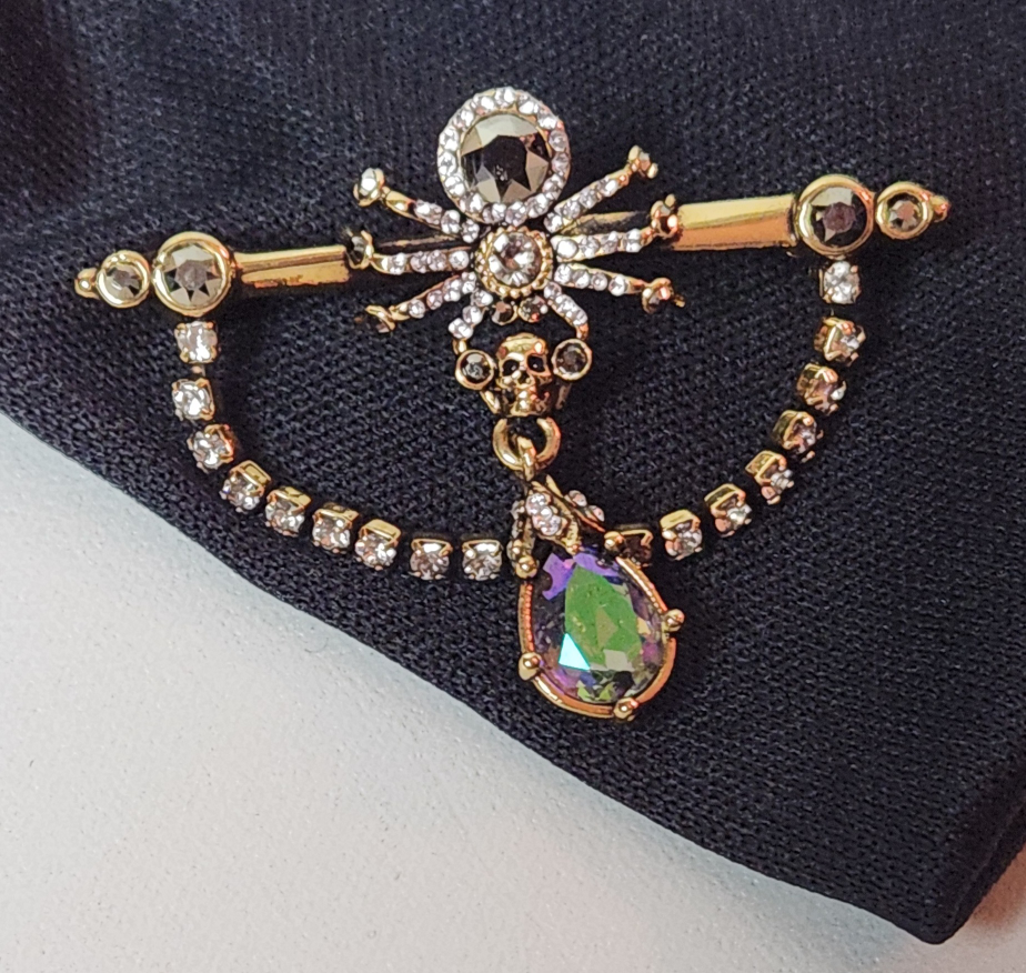 Alexander McQueen Very Rare Spider/Skull Brooch - photo 3