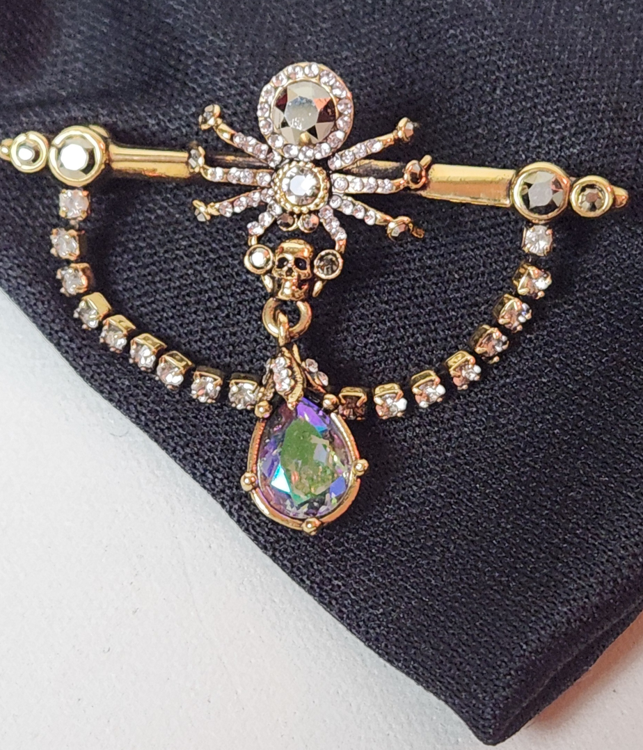 Alexander McQueen Very Rare Spider/Skull Brooch - photo 4