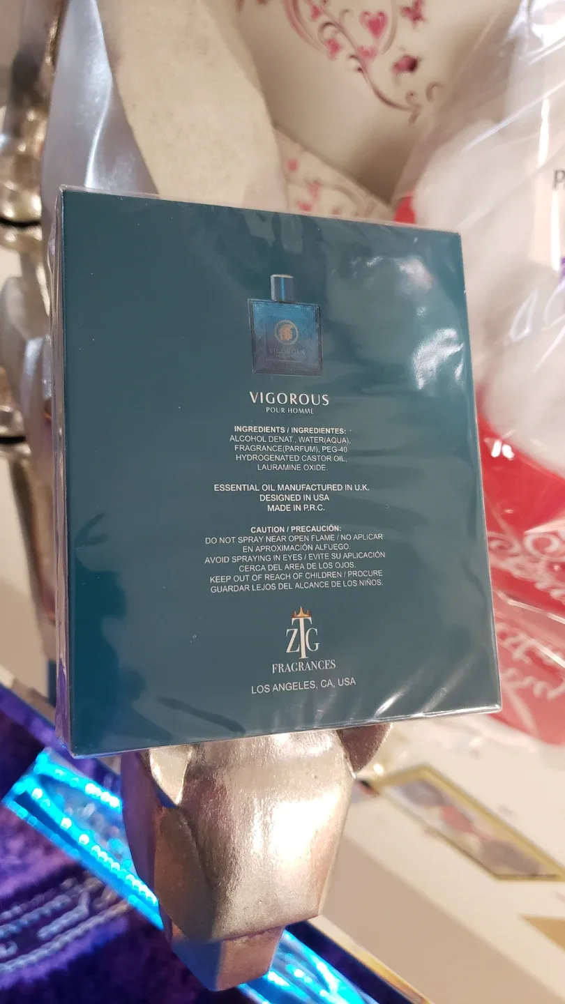 Brand new Vigorous Man's Eau de Parfum 100ml Sealed image indicator(2)