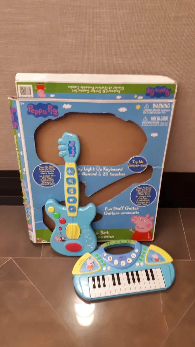 Peppa Pig Keyboard & Guitar Combo Set