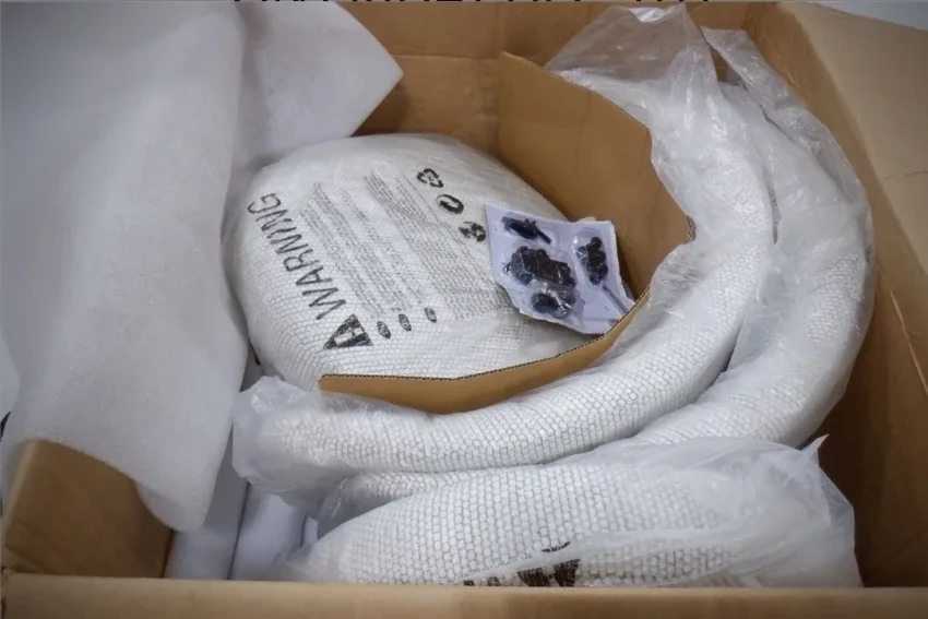 Upholstered Swivel Bar Stool - New in Box! image indicator(3)