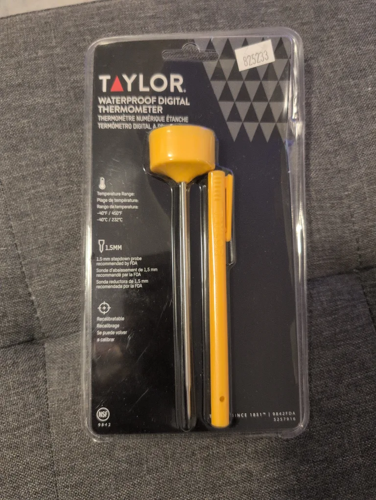 New Taylor Waterproof Digital Thermometer