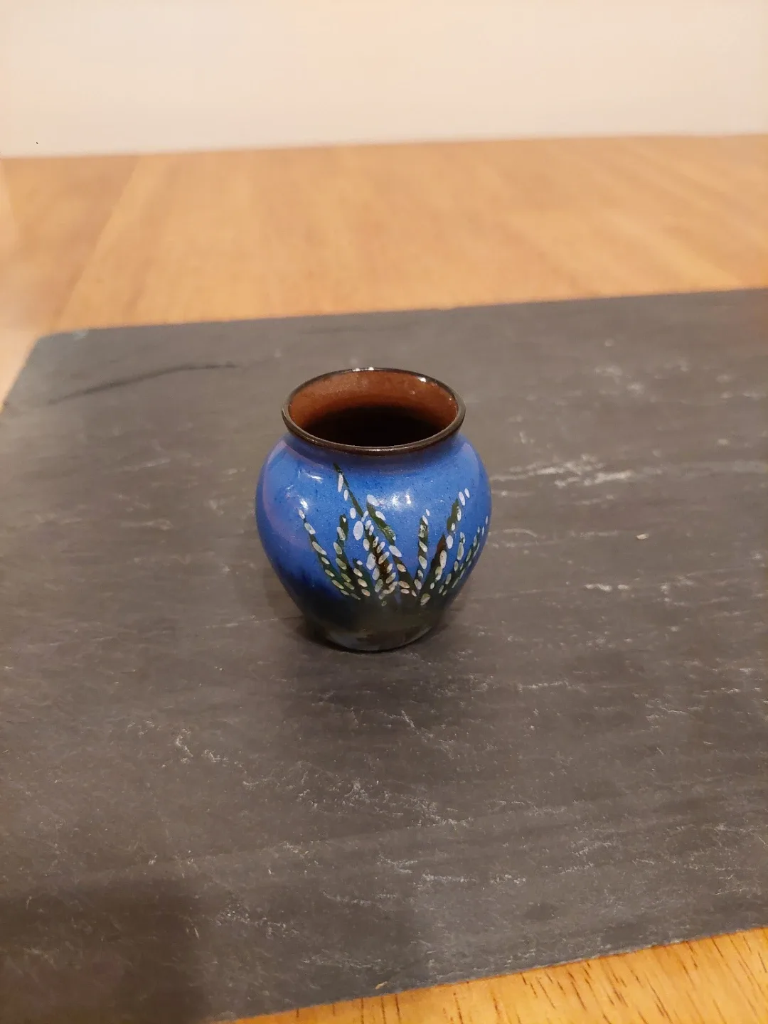 Reward Blue Pottery Toothpick Holder image indicator(3)