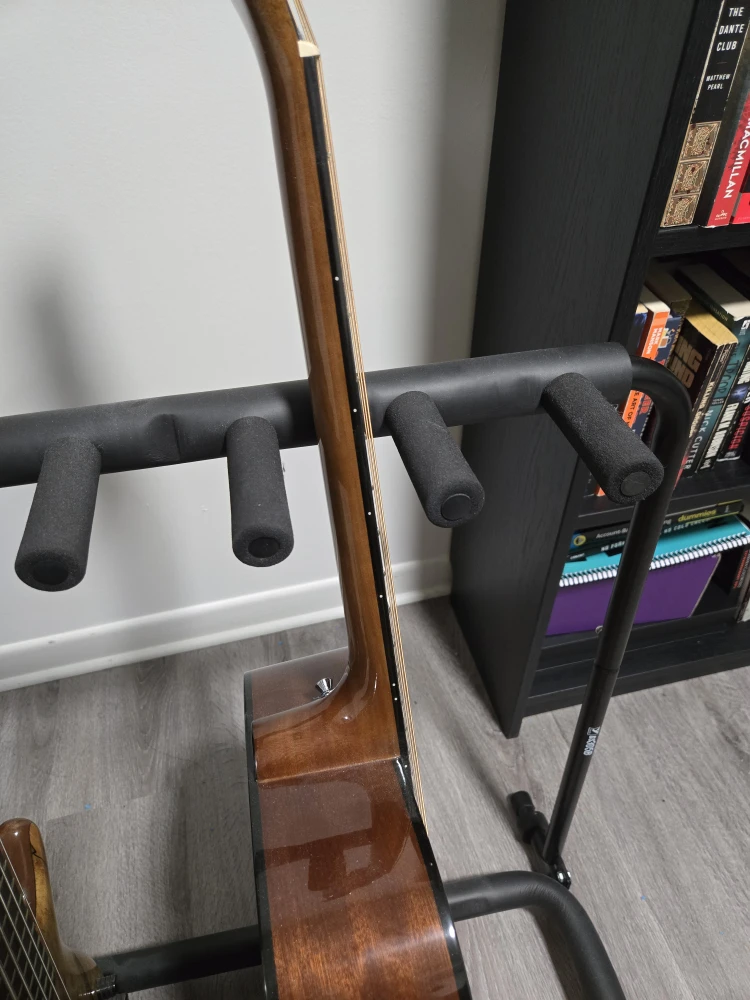 Yorkville GS305B Guitar stand - holds 5 guitars - photo 2