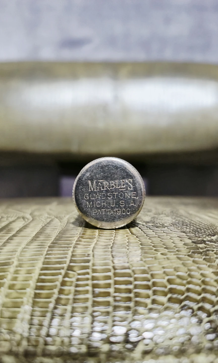 Early 1900s Marble's Gladstone Match Safe - photo 3