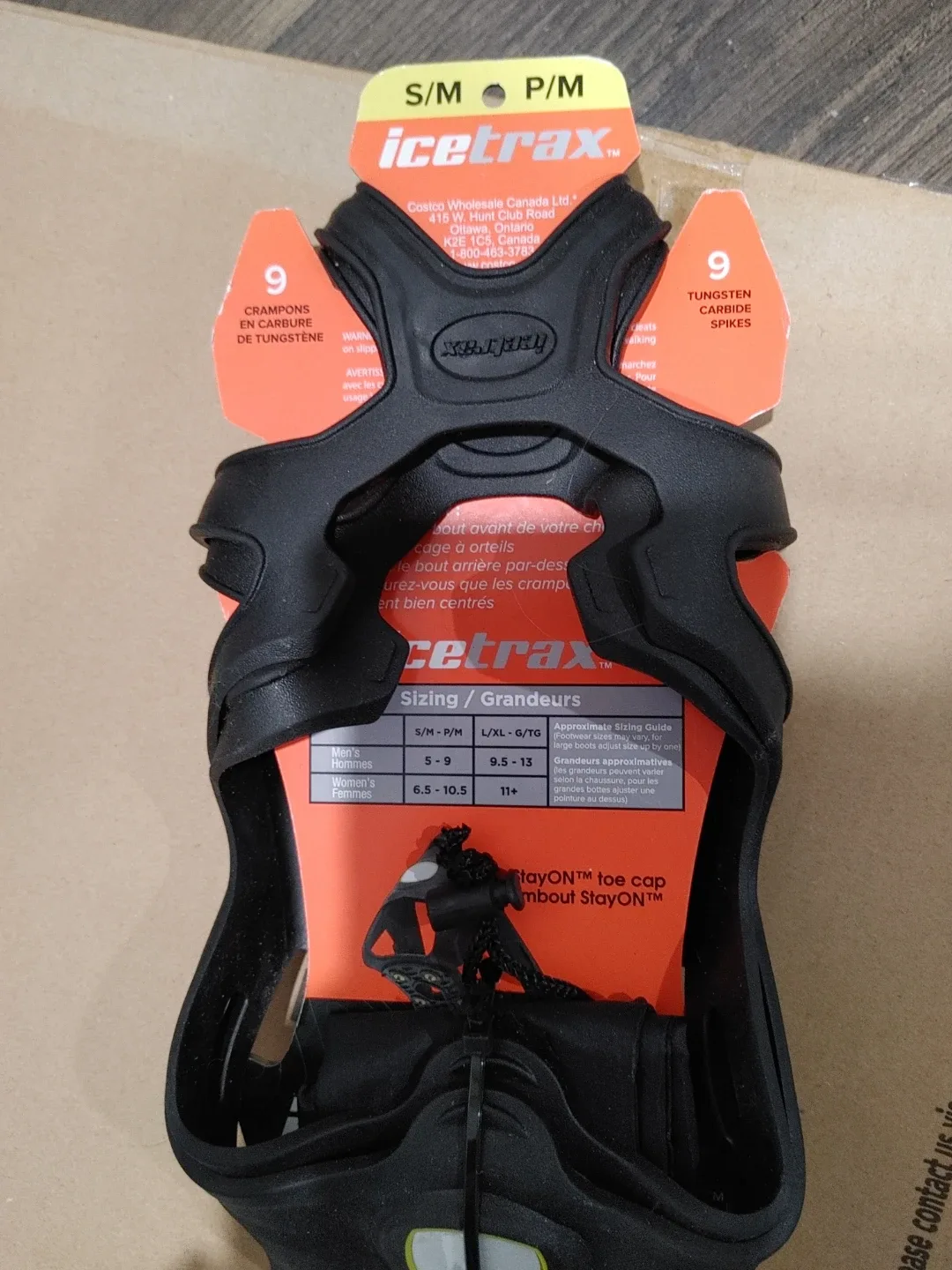 🧡BRAND NEW ICE CLEATS ICE TRAX SEE SIZE CHART #Cleanout