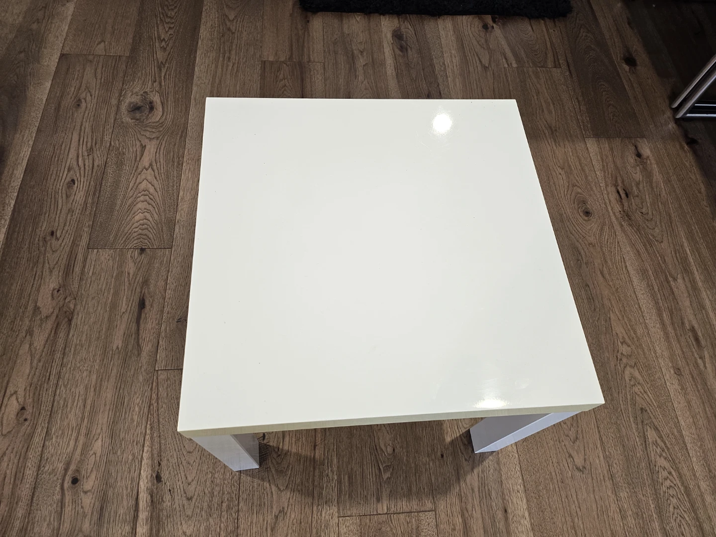 White Square Side Table - photo 2