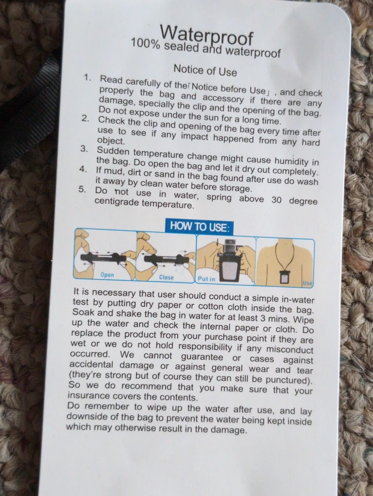 Waterproof Phone Pouch - Keep Your Phone Safe! - photo 2