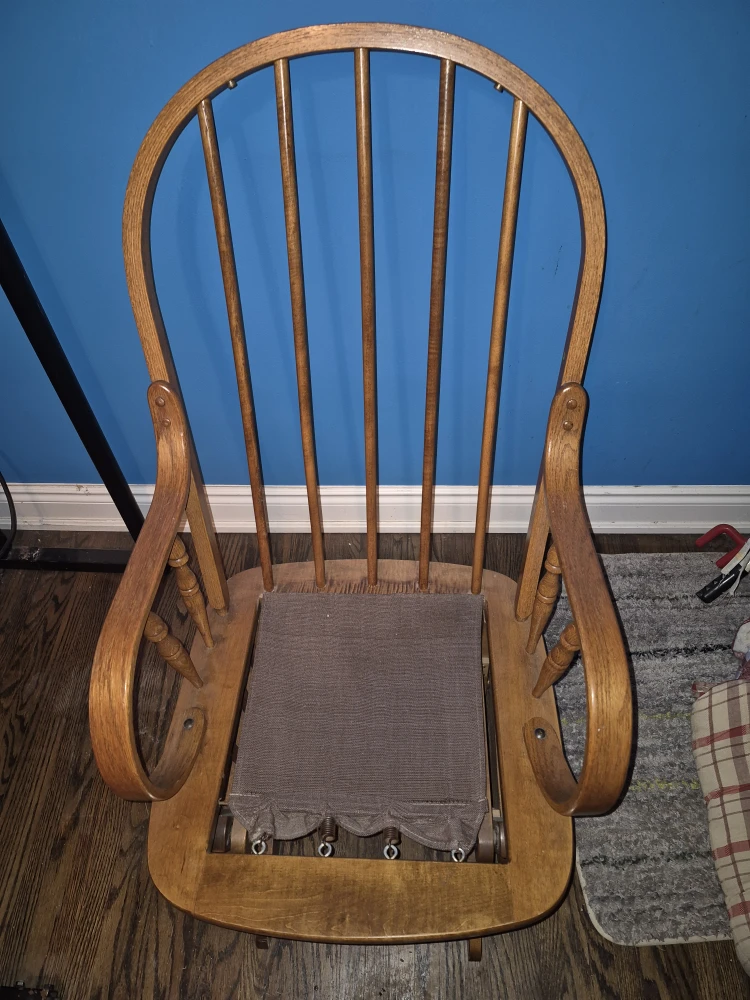 Glider Rocking Chair with Cushions - photo 3