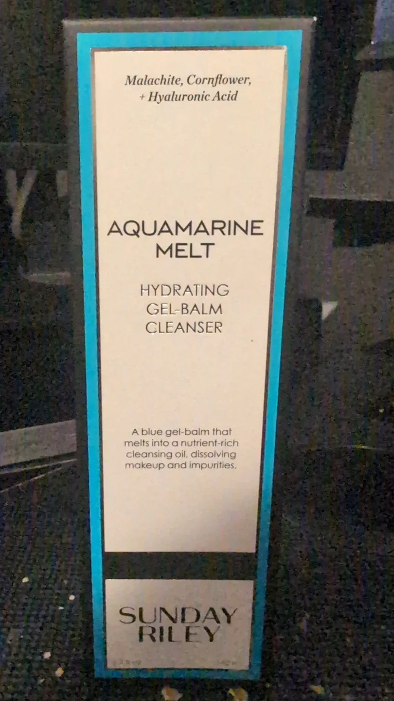 Sunday Riley Aquamarine Melt Hydrating Gel Balm Cleanser