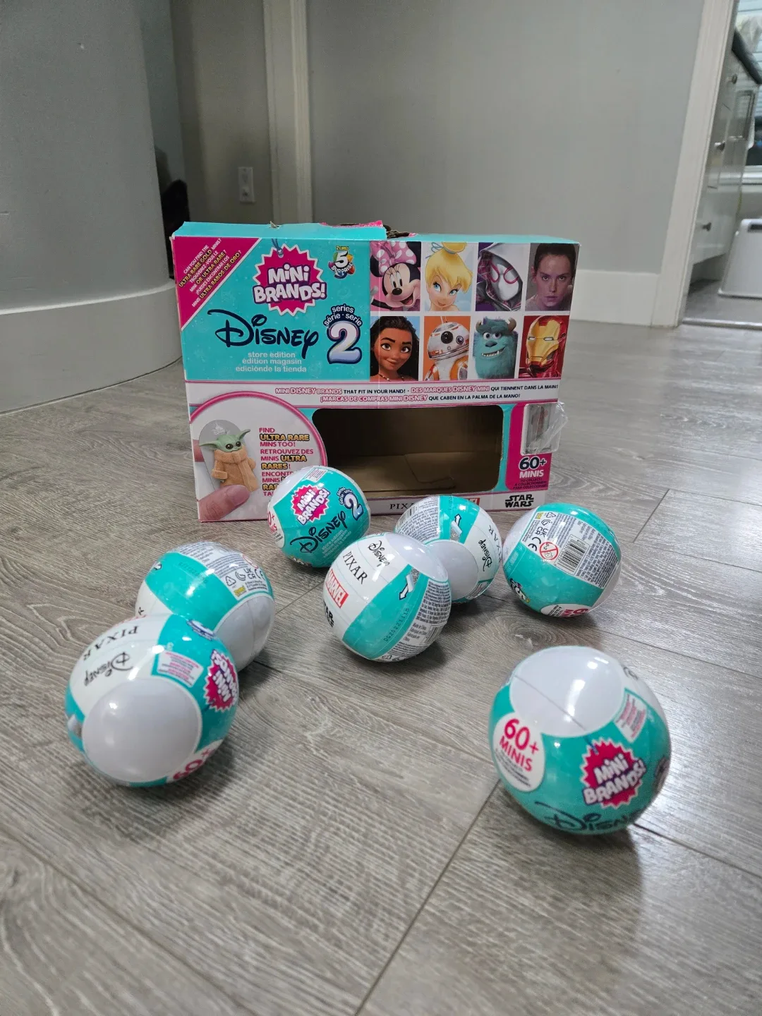 Brand new 7 mini brand balls disney image indicator(5)