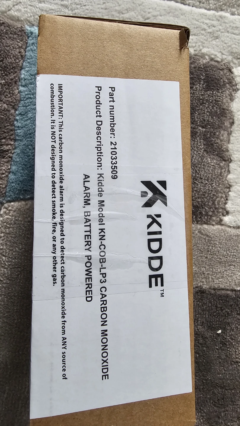 New Kidde KN-COB-LP3 Carbon Monoxide Alarm