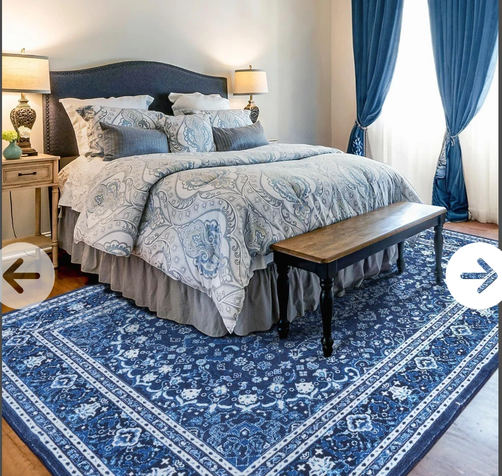 (6' x 9') Washable Area Rug