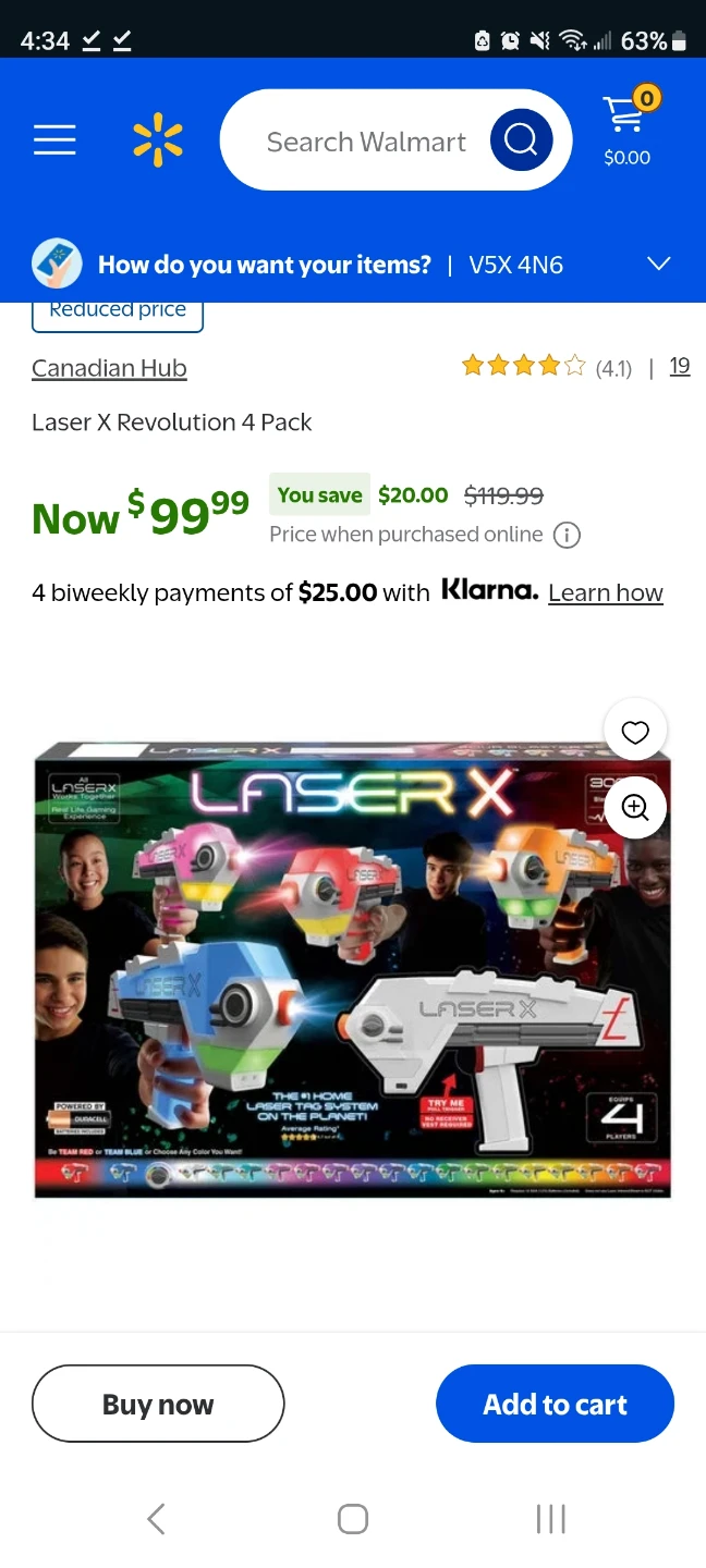 Laser X Revolution 4 Pack - Like New!