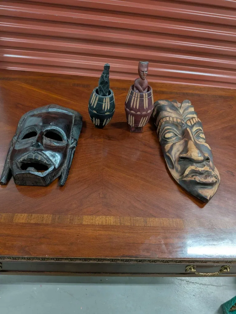 African Wood Carved Masks & Figurines