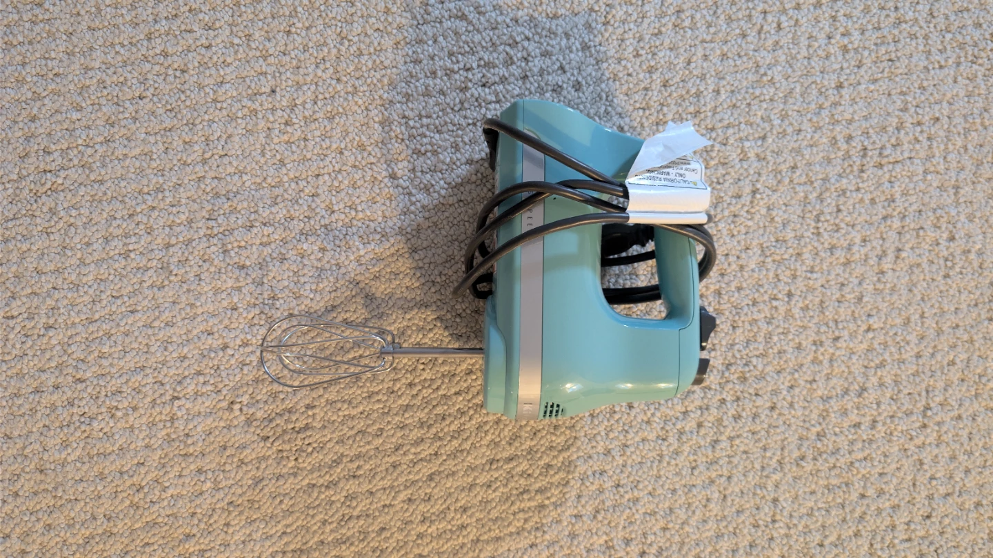 Like New KitchenAid Hand Mixer - Aqua Sky - photo 2