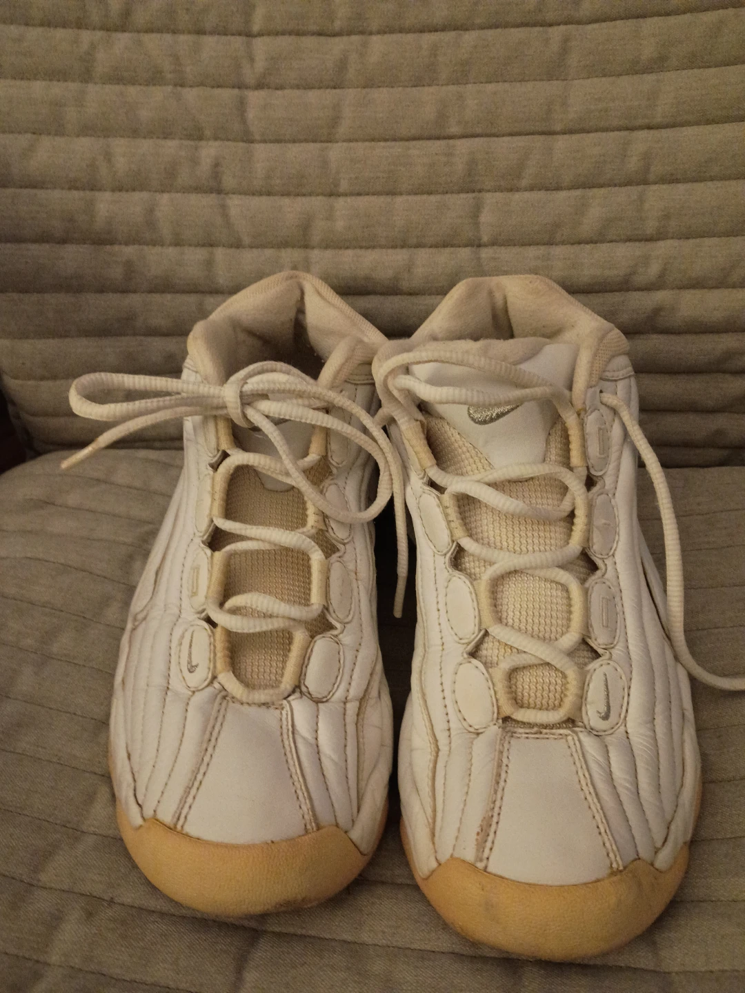 Nike White/Gold Sneakers US 9 - photo 2