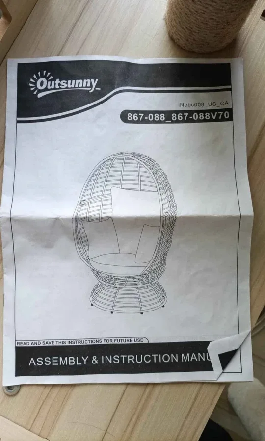 Black Wicker Egg Chair image indicator(3)