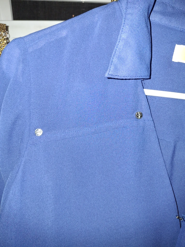 Michael Michael Kors Blue Blouse - Size 6 - photo 2