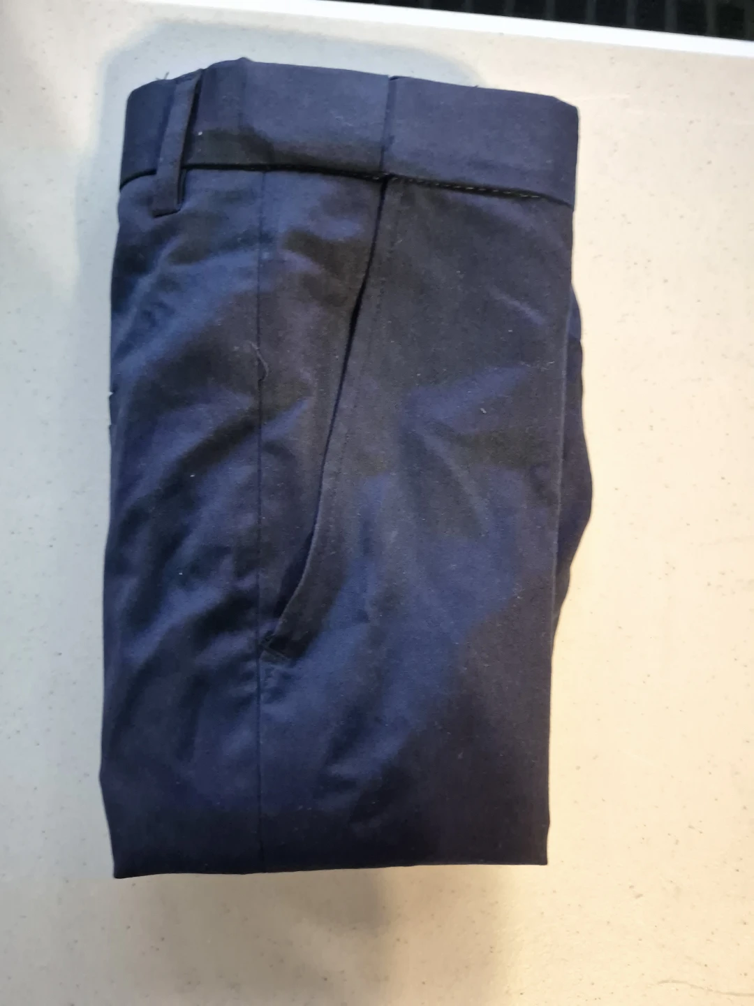 Men's 3 pieces Navy Blue Suit (Jacket, Vest, Pants) - photo 3