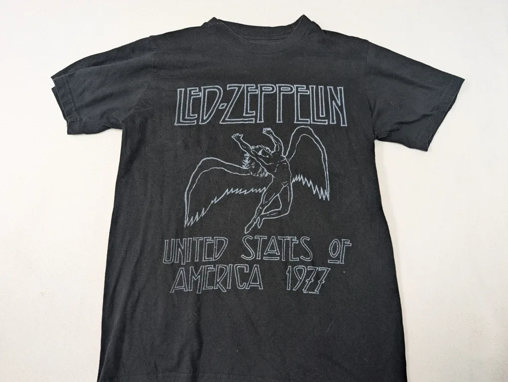 Led Zeppelin Black T-Shirt Size S