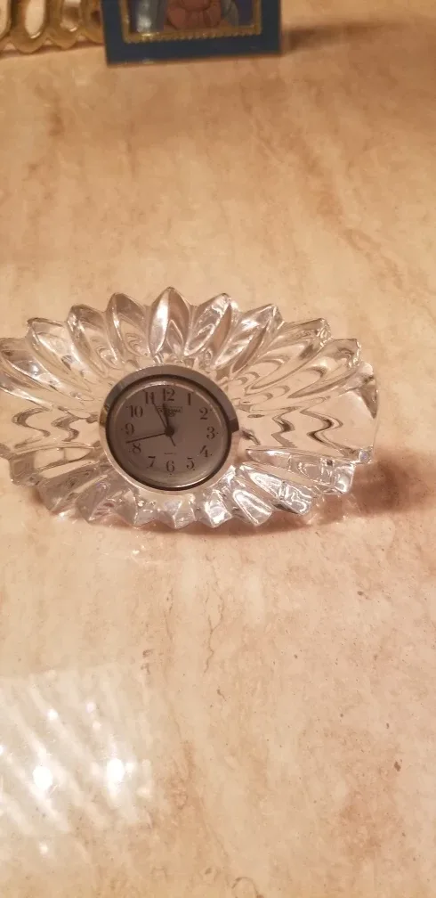 Crystal Table Clock