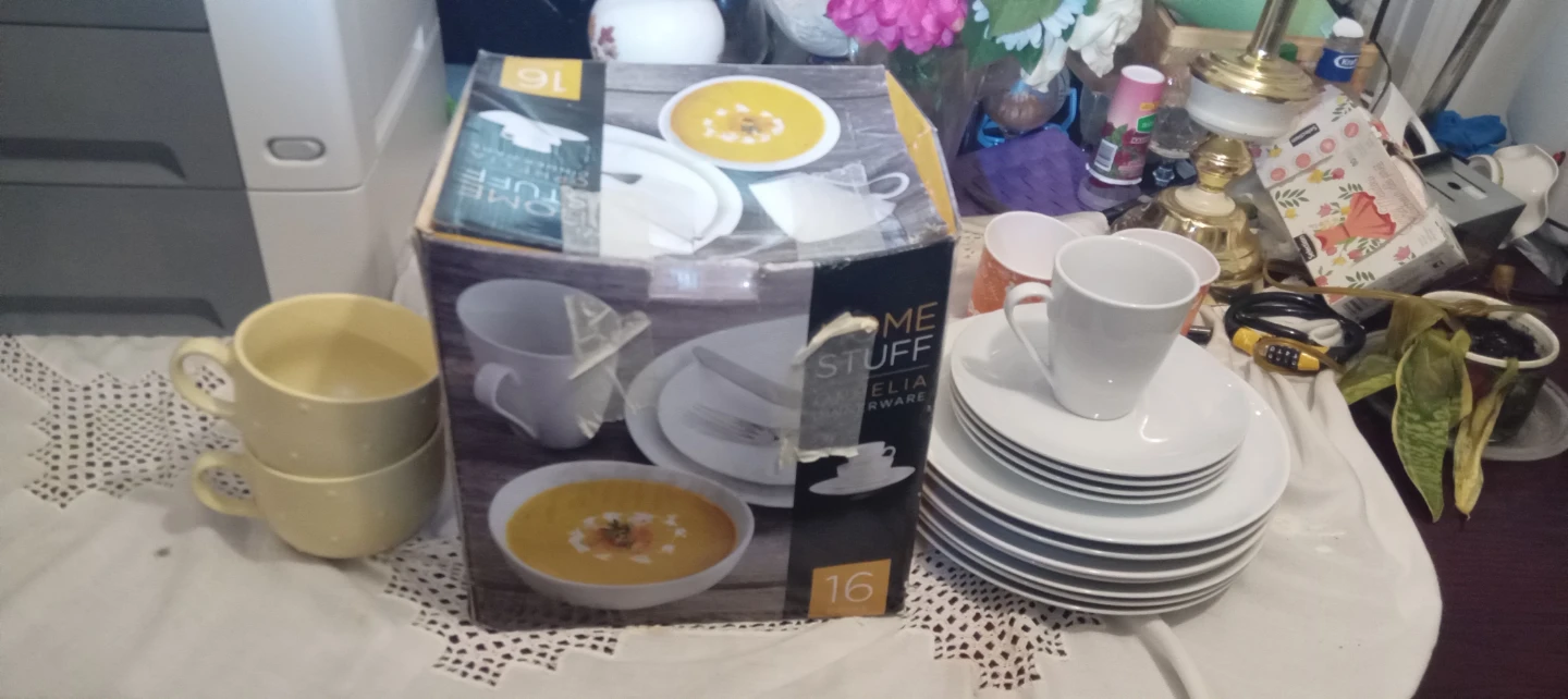 Home Stuff Ophelia 16-Piece Dinnerware Set - New - photo 2