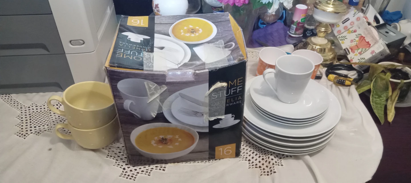 Home Stuff Ophelia 16-Piece Dinnerware Set - New - photo 3