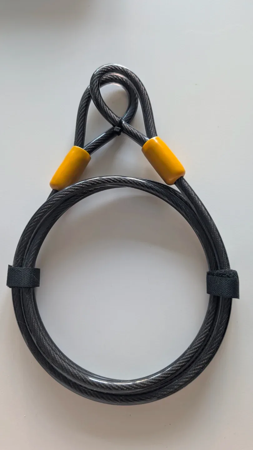 Bike Lock - Black Cable