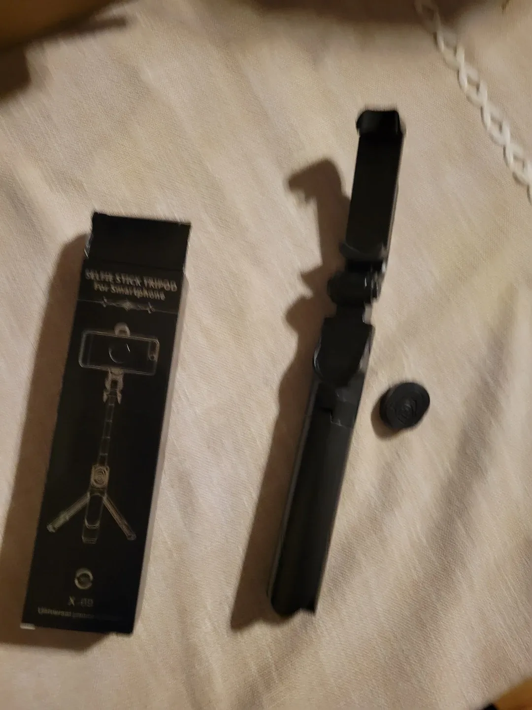 Selfie Stick Tripod for Smartphone, Black